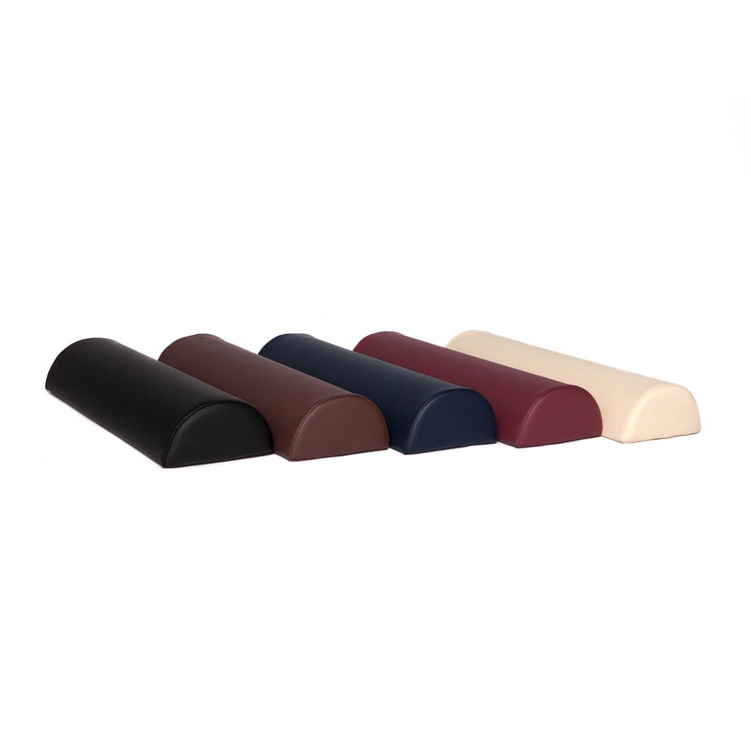 WellTouch Lagerungsrolle halbrund | Knierolle für Massageliegen | Lagerungskissen für Massage & Therapie | Kniehalbrolle in Größe M: 65 x 22 x 11 cm (Beige)