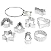 Produktbild Original Kaiser Ausstechformen-Ring groß 8-teilig, Weihnachten Starter-Set Ausstecher für Kekse, Plätzchen unterschiedliche Größen