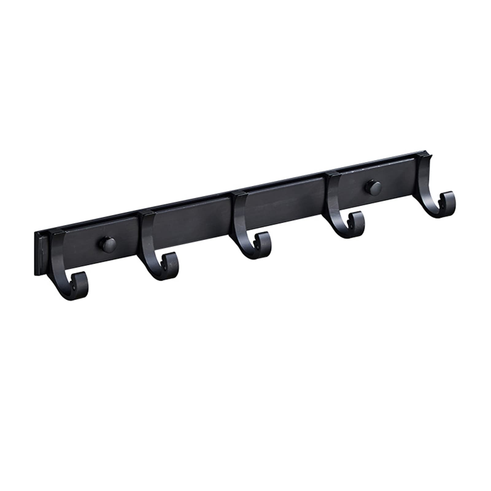 Crochets for manteaux en aluminium robuste barre de 5 patères murales