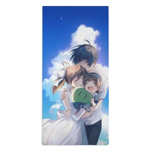 �N���[�j���O�^�I�� CLANNAD �N���i�h 38 �X�|�[�c�^�I�� �o�X�^�I�� �E���g���t�@�C�o�[ �_�炩�� �z�����ɗD��� ��򂪗e�� ���ɗD���� ���S�f�� 35x73cm