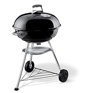 Weber Compact Kettle Houtskoolbarbecue 57 Centimeter | Barbecue Met Deksel | Standaard En Wielen| Vrijstaande Outdoor…