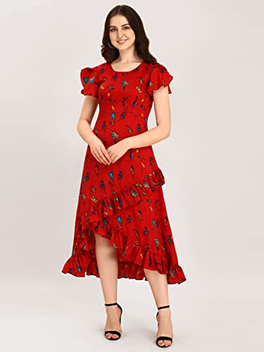 Image of QIQI Women's Crepe A-Line Maxi Casual Dress