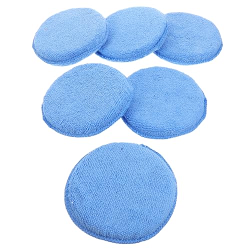 Garneck 6piezas Herramientas para Encerar Automóviles De Esponjas Aplicadoras De Cera para Coche Almohadillas De Pulido para Detalles De Automóviles Esponjas para Pulir Autos Accesorios