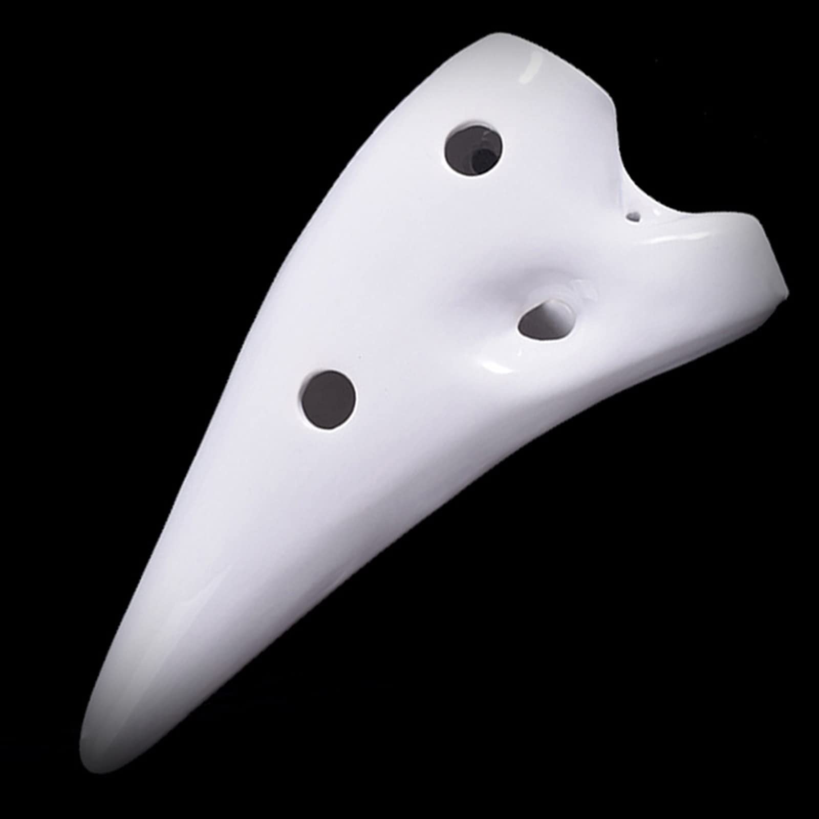 TSTS Alto C White Ocarina Instrument À Vent 12 Trous pour Interprète Débutant/Professionnel Ocarina Enfant