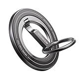 UGREEN Magnetic Phone Ring Holder Grip Compatible with Magsafe Cases, 360°Rotating Phone Stand with Daul-Hinge, Double-Sided Magnetic Kickstand Compatible with iPhone 17 Pro Max Air 16 15 14 13 12