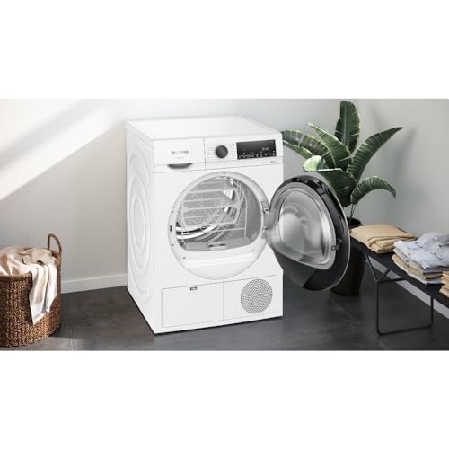 Image of SIEMENS 8 kg Fully Automatic Front load Condenser Tumble Clothes Dryer WP31G200IN, White, Inbuilt Heater