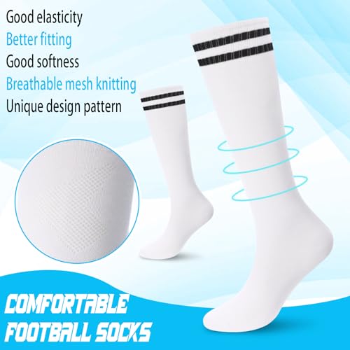 Protector tibias y calcetines de fútbol niños con protección tobillo 4