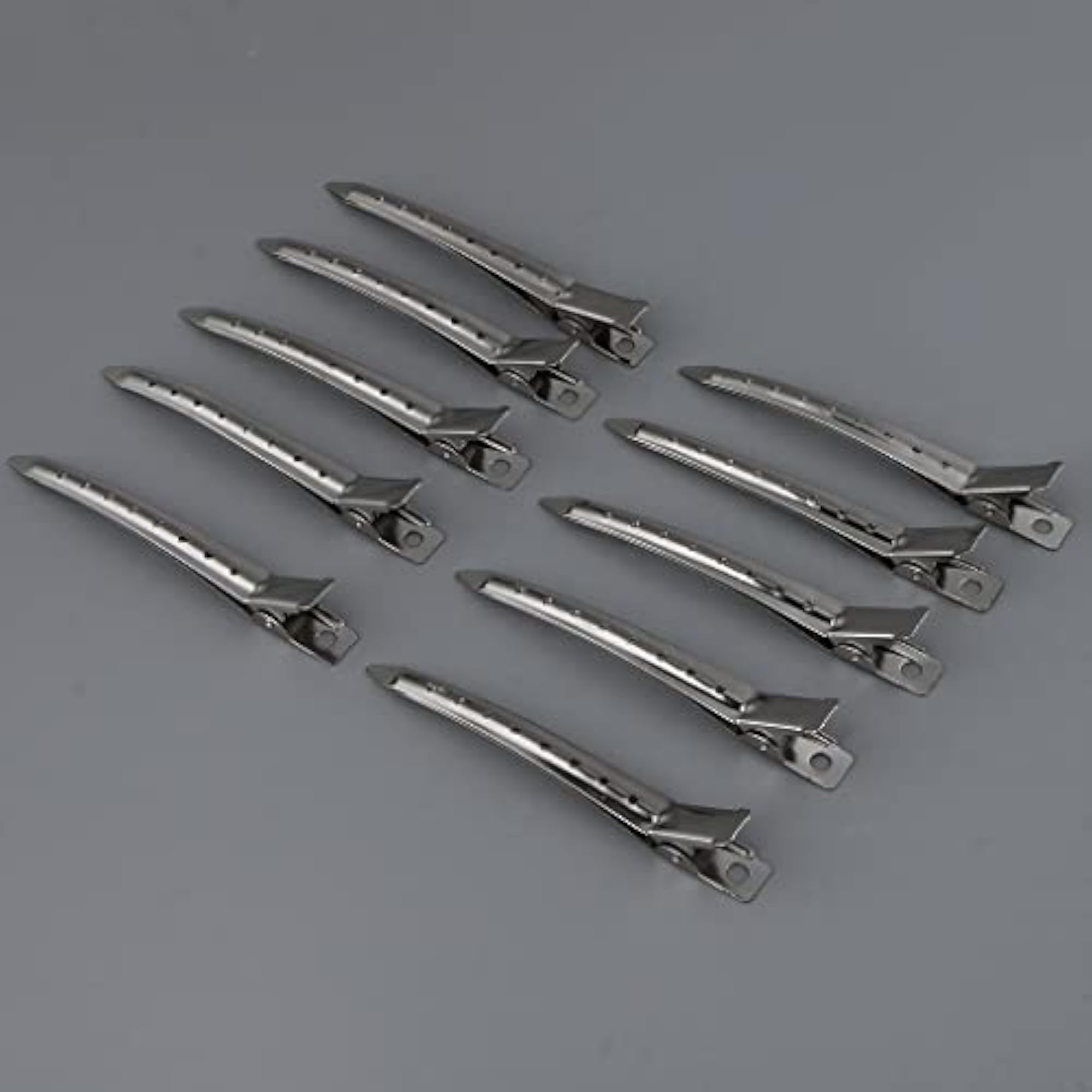 3xMetal Curl Clips Duck Bill Sectioning Clips