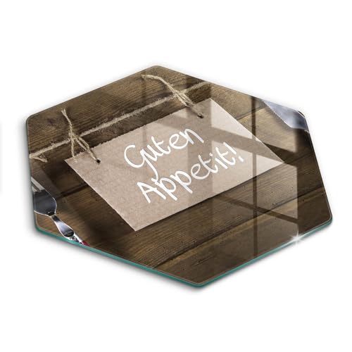 Planche à découper résistante à la cuisson Wallfluent 40cm multifonctionnelle en verre - 2