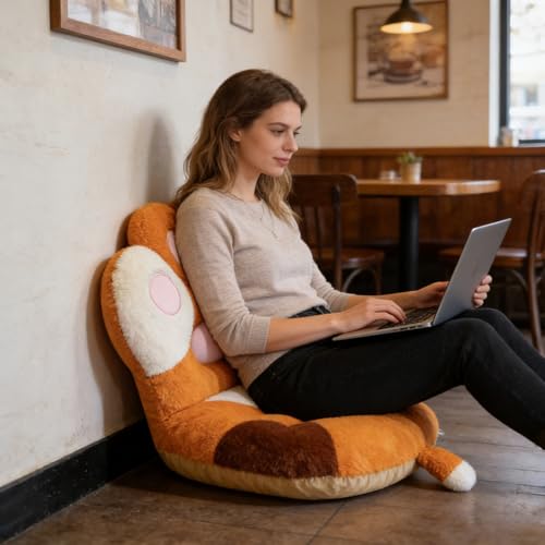 Coussin confortable pour chat coussin d'assise dossier sol canapé marron