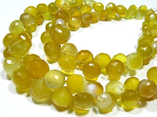 Chalcédonie jaune lumineuse pour bijoux d'émotion créés à la main