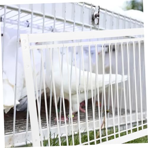 Barra de colisión anticaídas para puerta de acero inoxidable en jaula de pájaros 7