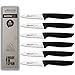 Arcos Serie Nice - Ensemble de couteaux de cuisine, 6 pièces, couteaux à légumes 110 mm, + couteau de table, récipient 100% écologique, acier inoxydable NITRUM