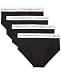 Tommy Hilfiger Men's 4-Pack Cotton Brief, Black, Small