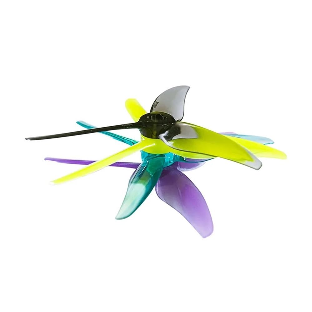 Uniwersalne 4 pary 3520 3,5 x 2 x 3 ,5 cala 3-ostrzowe CW CCW PC śmigła, do dronów RC Racing (4 pary szare)