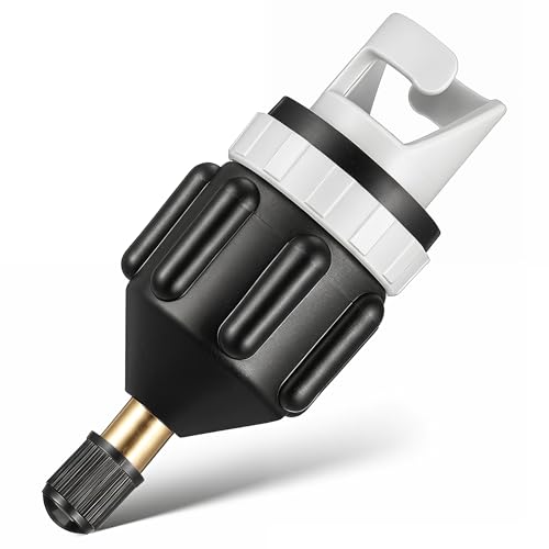 LIOOBO SUP-Pumpenadapter für Kompressor und Luftpumpe SUP-Ventiladapter auf Autoventil für Stand Up Paddle Board und Schlauchboot