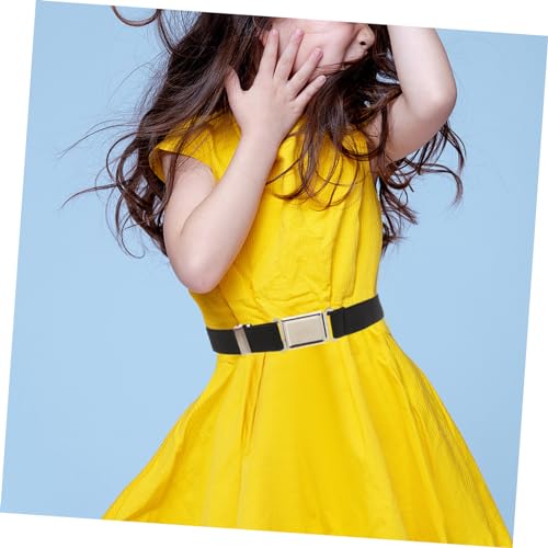 Gatuida 3pcs Adjustable Buckle Belts for Soft Waist Belt for School Uniforms and Casual Wear3