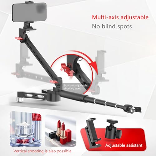 Image of Foldable Panoramic Rotating Shooting Platform,Rotating Camera Slider 360 Photo Booth Professional Video Equipment Video Rotating Platform for Filmmakers Videographers