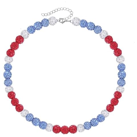 JERYAQTQ Baseball Necklaces for Men Women Ice Collection Necklace Rhinestone Clay Bead Baseball Bling Drip Necklace Cool Gifts for Baseball Players Cover