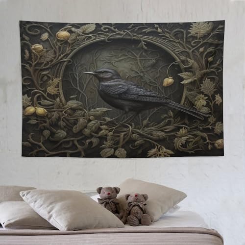 Bird Tapisserie DCCCY grande tenture murale pour habiller un mur vide
