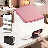 nails printer machine price ❤【STAMPE DA SALONE IN 10 SECONDI CON PRECISIONE DI 2400DPI】Stampante per unghie ottieni una nail art straordinaria e dettagliata in soli 10 secondi! Questa stampante elettrica per unghie ad alta velocità offre stampe fotorealistiche con una risoluzione di 2400dpi. Non richiede abilità o formazione: Solo unghie vibranti e senza sbavature che sembrano fatte da un professionista.