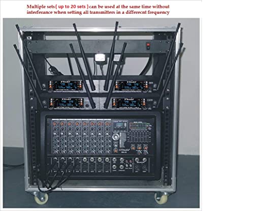 Gtd Audio 2X100 Adjustable Channels Uhf Wireless Microphone, Rang Up To 400Fts Dj Karaoke System W/Metal Mics (2 Hand Mics) #TOP2