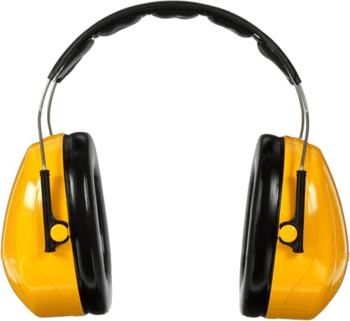 Image of 3M PELTOR Optime 98 Earmuffs H9A, Over-the-Head, Yellow (Pack of 10)