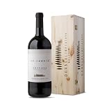 Donna Olimpia 1898 Orizzonte 2016 Jéroboam Cassa Legno Toscana Petit Verdot IGT - affinamento in barrique, vino rosso toscano intenso,ideale per carni rosse e formaggi stagionati, 3L