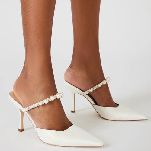 Pointy Toe Heels for Women with Stone Pattern Kitten Heel Pumps with Strap Slip on Elegant Fashionable Design Perfect for Party and Date2