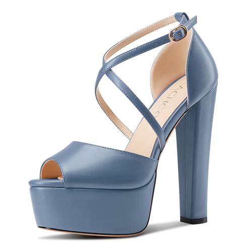 Sandales plateforme bloc chunky talon pour vos soirées de gala et grands événements chic