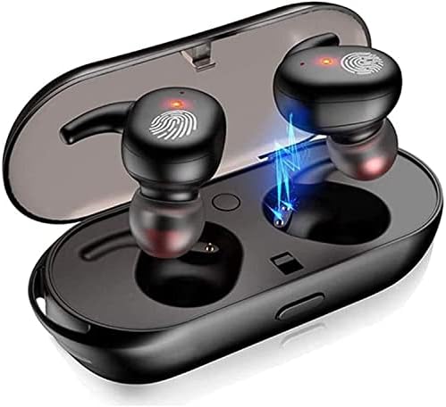 Waterproof Bluetooth 5.2 True Wireless Headset,Touch Control,30H Cycle Playback time TWS t,with Charging Box and Microphone,in-Ear Stereo Headset a