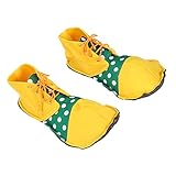 PRETYZOOM Halloween Costumes Halloween Shoes Clown Costume Shoes Carnival Clown Accessories for Carnival Cosplay Party s Green Inflatables