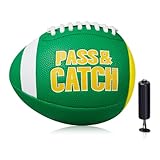 Lemondo PassCatch Youth Size(Ages 5-14), Train Football Passing & Handling Technique with Rebounder Half Ball, Ideal for Solo Practice Against a Wall(with Pump)