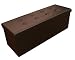 Sodynee Faux Leather Folding Shoe Storage Ottoman Cubes Bench, Foot Rest Stool Seat Table Pouf Footstools and Ottomans 43 1/4"L, Brown