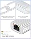 acer USB C auf Ethernet Adapter, Gigabit RJ45 auf USB 3.0 Type-C Ethernet LAN Netzwerkadapter, tragbarer Thunderbolt 3/4 Adapter für MacBook Pro/Air, iPad Pro, XPS, Laptop, Smartphone und mehr