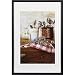 Henzo 8493708 Jardin Bilderrahmen, Holz, Schwarz, Bildformat 40x60 cm