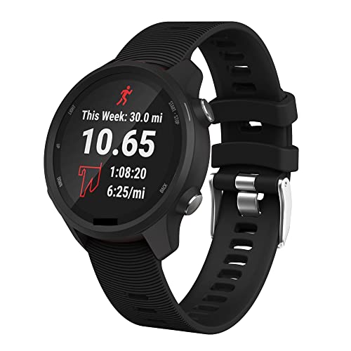 SKM Pulseira de relógio colorida para Garmin Forerunner 245 245M 645 Música vivomove 3 HR 20mm Sport