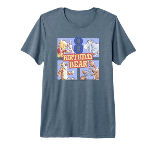 T-shirt Winnie l'Ourson 8 ans Disney idée cadeau anniversaire