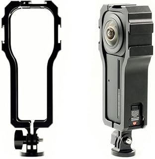 AFYMY Case Aluminum Alloy Protective Cage for Insta360 ONE RS 1 inch 360 Action Camera Universal 1/4