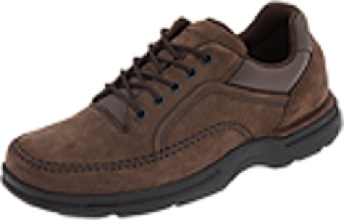 Rockport Men's Eureka Walking Shoe, Chocolate Nubuck, 10.5 2E US