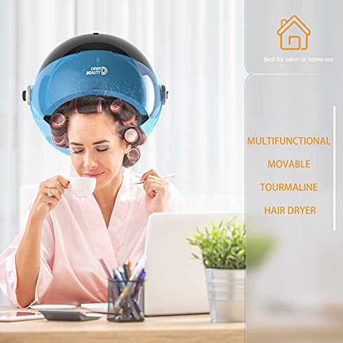 Deer Beauty Professional Standing Hair Dryer - 1875W Floor Standing Hooded Dryer Hair Bonnet With Ionic Generator For Professional Salon Station Spa Home Use Hair Drying Treatment Adds Shine Volume #TOP5