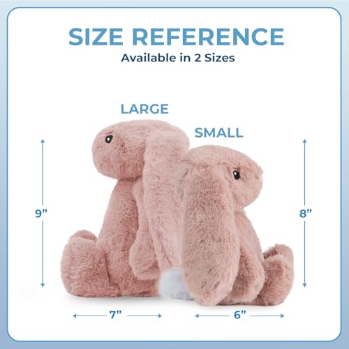 Image of Best Pet Supplies Interactive Squeaky Dog Chew Toy, Ideal Dog Toys for Chewers, Small, Medium & Large Dogs, and Fetch Lovers - Bunny (Mauve), Medium