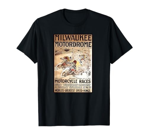 Camiseta Milwaukee Motordrome con póster Camiseta