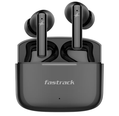 Image of Fast-track Fpods FQ100|BT5.4 TWS Earbuds, 50Hrs Playtime, Quad mic ENC for Crystal Clear Calls, Low Latency Gaming Mode Upto 40ms,NitroFast Charge - 200 Min in 10 Min,13mm Extra Deep Bass Drivers,IPX4