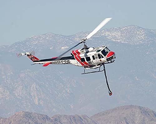 UH-1 Huey Hemet-Ryan Firefighter Helicopter 11x14 Photograph Photo Print