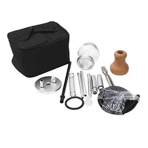 AMAZOM Shisha-Set, Acryl-Diamant-Shisha: Keramische Shisha-Schüssel Mit 1 Shisha-Schlauch Kunstlederschlauch Kohlenzange… – Bild 3