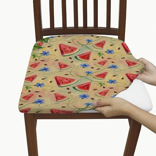 Housses de chaise extensible pastèque lot de 6 pour décoration hôtel et salle - 2