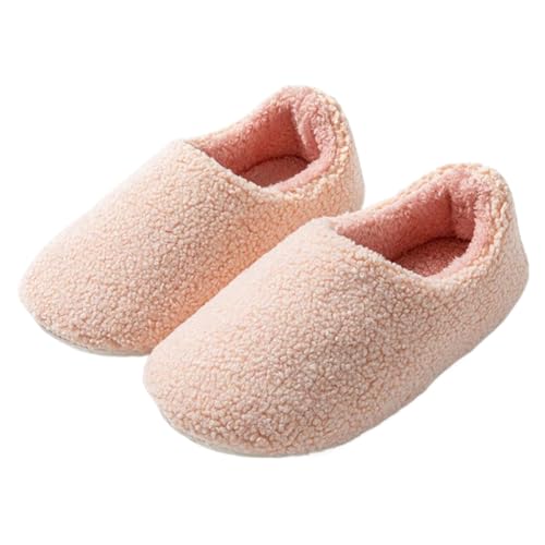 Fuzzy Indoor House Slippers for Women Men - Cozy Diabetic Socks Slippers, Soft Slip On Bedroom Slippers, Comfortable Shower Shoes