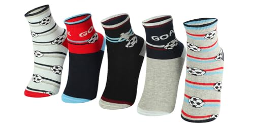 Image of Kids Boys Socks - Printed Cotton Kids Socks | Soft and Comfortable, Sock for Boys | Stylish & Durable Boy Sock for Everyday - Pack of 5 Pairs