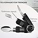 Eating Utensils for Disabled People | adapted Utensils| Universal Cuff Adaptive Utensil Holder |Set of 6 pcs 3 Cutlery & 3 Universal Cuff